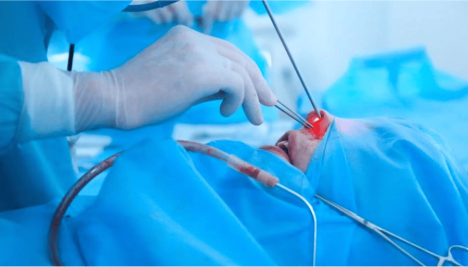 Dr. Zadeh MD performing sinus surgery consultation in Los Angeles, CA